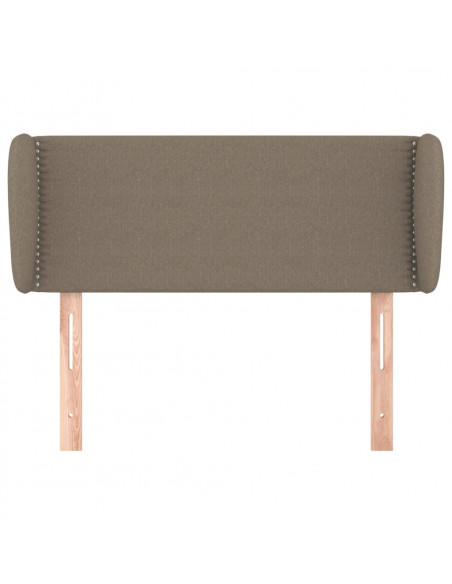 Testiera ad Orecchio Tortora 83 x 23 x 78/88 cm in Tessuto