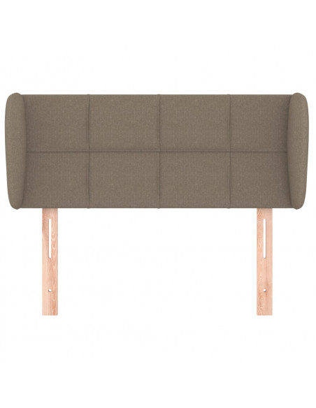 Testiera ad Orecchio Tortora 93x23x78/88 cm in Tessuto