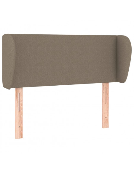 Testiera ad Orecchio Tortora 93x23x78/88 cm in Tessuto