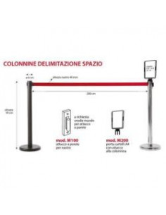KIT COLONNINA CR COMPL.NASTRO ROSSA