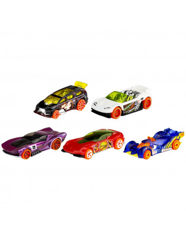 Hot Wheels Confezione 5 Macchinine, Modelli Assortiti, Giocattolo per Bambini 4+ Anni