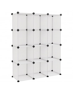 Organizzatore Portaoggetti con 12 Cubi Trasparenti in PP