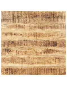 Piano Tavolo in Legno Massello di Mango 15-16 mm 80x80 cm