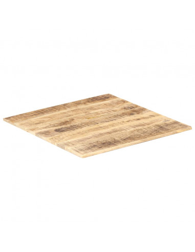Piano Tavolo in Legno Massello di Mango 15-16 mm 80x80 cm