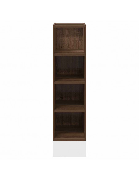 Armadio Inferiore Rovere Marrone 20x44,5x81,5 cm in Truciolato