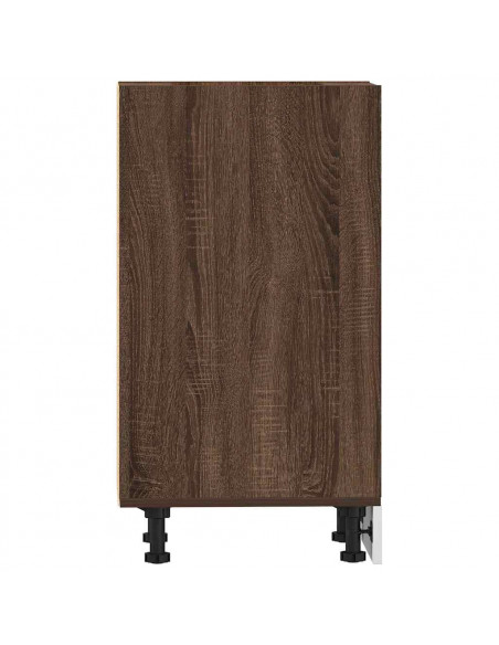 Armadio Inferiore Rovere Marrone 20x44,5x81,5 cm in Truciolato