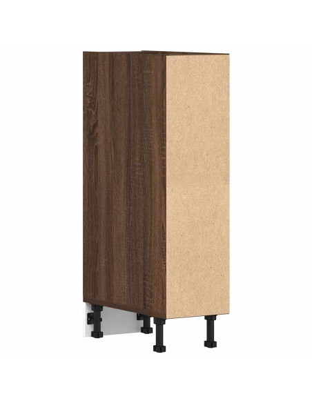 Armadio Inferiore Rovere Marrone 20x44,5x81,5 cm in Truciolato