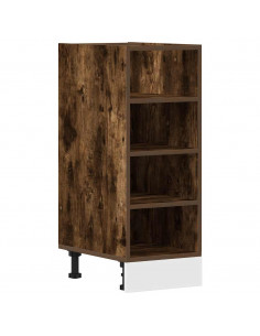 Armadio Inferiore Rovere Fumo 30x44,5x81,5 cm Legno Multistrato