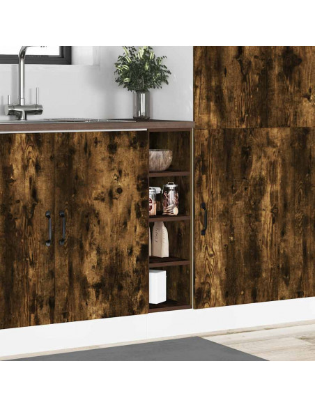 Armadio Inferiore Rovere Fumo 20x44,5x81,5 cm Legno Multistrato