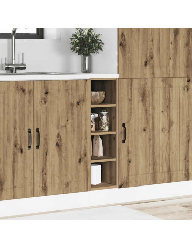 Armadio Inferiore Rovere Artigianale 20x44,5x81,5 cm Truciolato