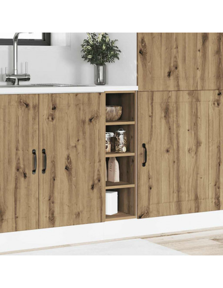 Armadio Inferiore Rovere Artigianale 20x44,5x81,5 cm Truciolato