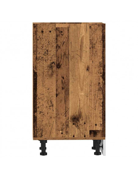 Armadio Inferiore Legno Vecchio 30x44,5x81,5 cm in Truciolato