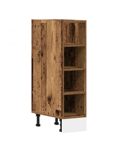 Armadio Inferiore Legno Vecchio 20x44,5x81,5 cm in Truciolato