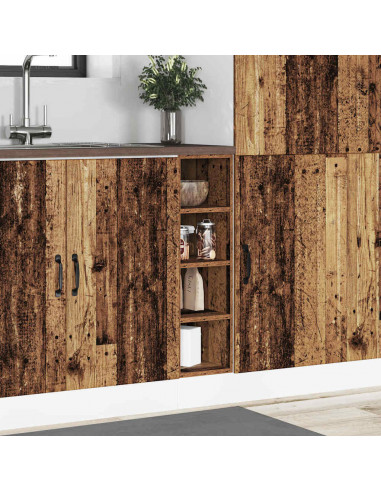 Armadio Inferiore Legno Vecchio 20x44,5x81,5 cm in Truciolato