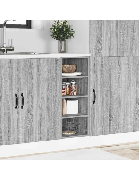 Armadio Inferiore Grigio Sonoma 30x44,5x81,5 cm in Truciolato