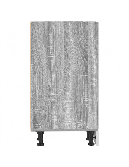 Armadio Inferiore Grigio Sonoma 30x44,5x81,5 cm in Truciolato