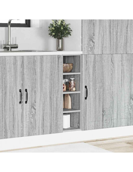 Armadio Inferiore Grigio Sonoma 20x44,5x81,5 cm in Truciolato
