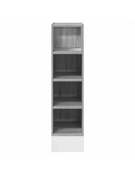Armadio Inferiore Grigio Sonoma 20x44,5x81,5 cm in Truciolato
