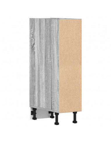 Armadio Inferiore Grigio Sonoma 20x44,5x81,5 cm in Truciolato