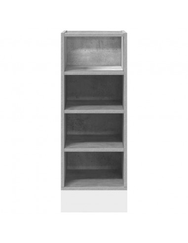 Armadio Inferiore Grigio Cemento 30x44,5x81,5 cm in Truciolato