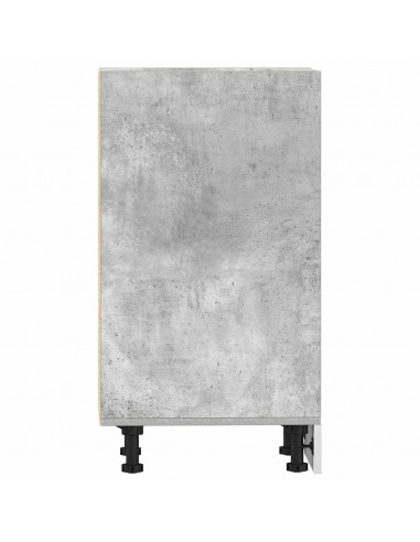 Armadio Inferiore Grigio Cemento 30x44,5x81,5 cm in Truciolato