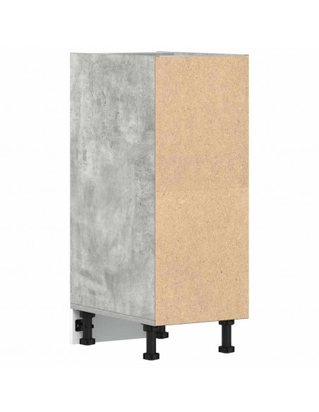 Armadio Inferiore Grigio Cemento 30x44,5x81,5 cm in Truciolato