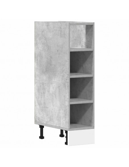 Armadio Inferiore Grigio Cemento 20x44,5x81,5 cm in Truciolato