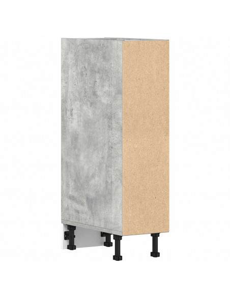 Armadio Inferiore Grigio Cemento 20x44,5x81,5 cm in Truciolato