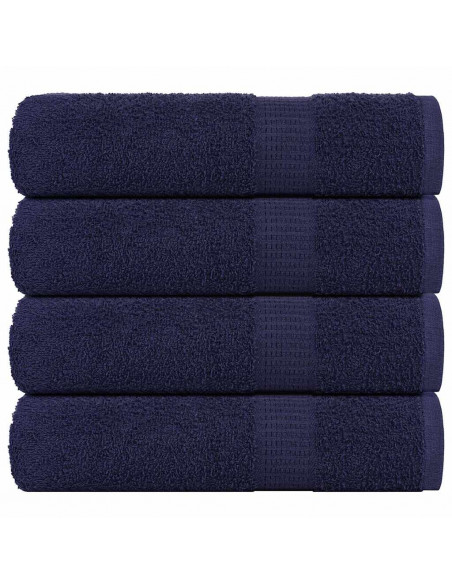Asciugamani da Bagno 4 pz 100x150 cm 360 g/m² 100% Cotone