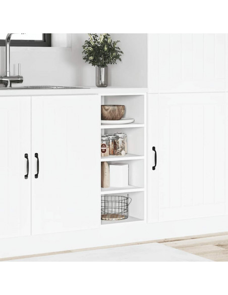 Armadio Inferiore Bianco 30x44,5x81,5 cm in Legno Multistrato