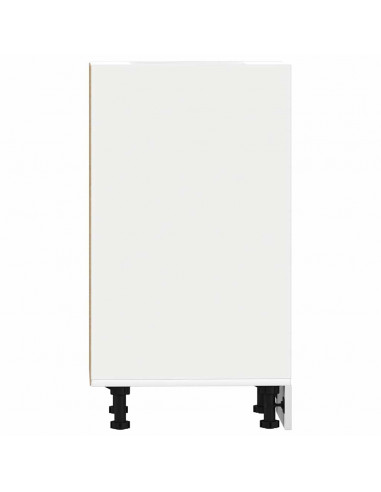 Armadio Inferiore Bianco 30x44,5x81,5 cm in Legno Multistrato