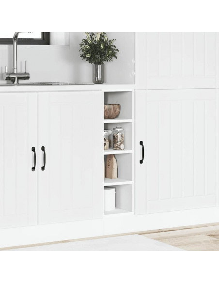 Armadio Inferiore Bianco 20x44,5x81,5 cm in Legno Multistrato