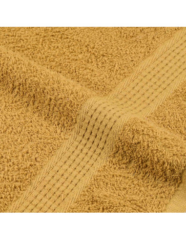 Asciugamani per Sapone 2 pz Oro 30x30 cm 360 g/m² 100% Cotone