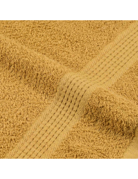 Asciugamani per Sapone 2 pz Oro 30x30 cm 360 g/m² 100% Cotone