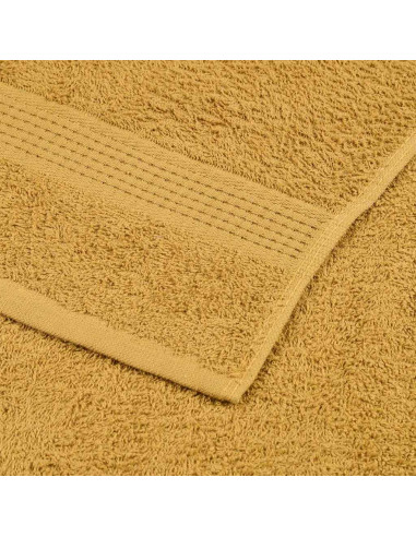 Asciugamani Ospiti 2 pz Oro 30x50 cm 360 g/m² 100% Cotone