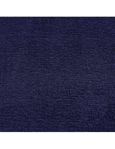 Asciugamani 2 pz Blu Marino 100x200 cm 360 g/m² 100% Cotone