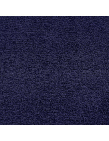 Asciugamani Doccia 2 pz Blu Marino 70x140cm 360g/m² 100% Cotone