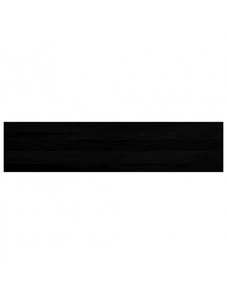 Gradini 4 pz Marrone Scuro 110x25x2 cm Legno Massello Rovere