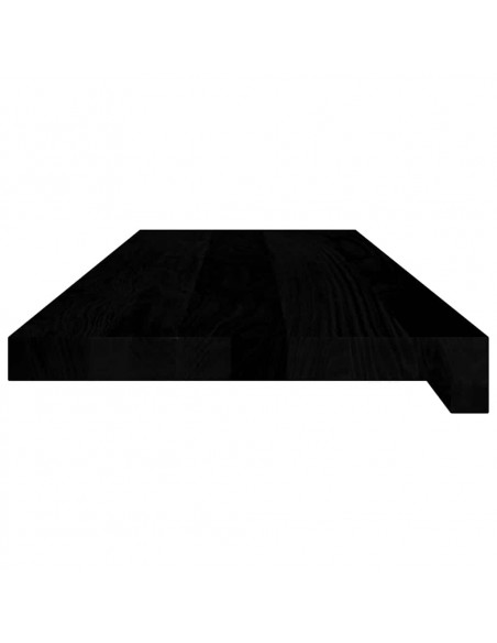 Gradini 4 pz Marrone Scuro 80x30x2 cm Legno Massello Rovere