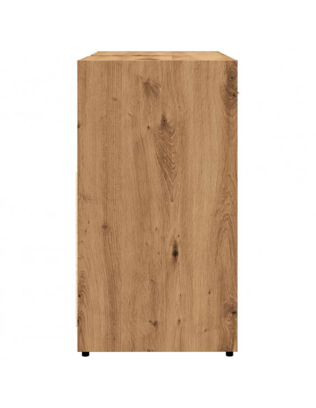 Mobile Lavabo Bagno Rovere Artigianale Legno Multistrato