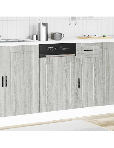 Pannello Lavastoviglie Porto Grigio Sonoma 45x1,5x67 cm