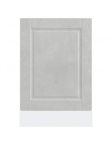 Pannello Lavastoviglie Porto Grigio Cemento 45x1,5x67 cm