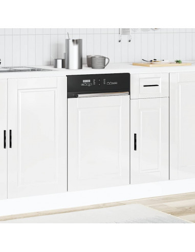 Pannello Lavastoviglie Porto Bianco Lucido 45x1,5x67 cm