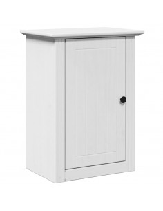 Set Mobili da Bagno 3 pz BODO Bianco in Legno Massello di Pino