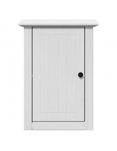 Set Mobili da Bagno 3 pz BODO Bianco in Legno Massello di Pino