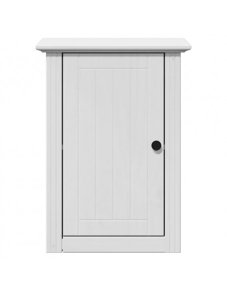 Set Mobili da Bagno 3 pz BODO Bianco in Legno Massello di Pino