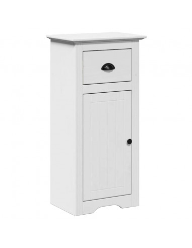 Set Mobili da Bagno 4 pz BODO Bianco in Legno Massello di Pino