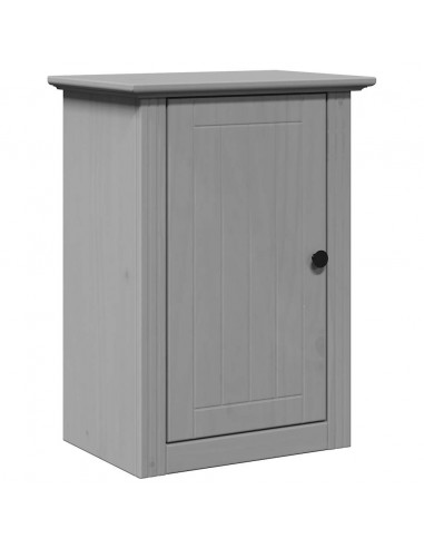 Set Mobili da Bagno 4 pz BODO Bianco in Legno Massello di Pino
