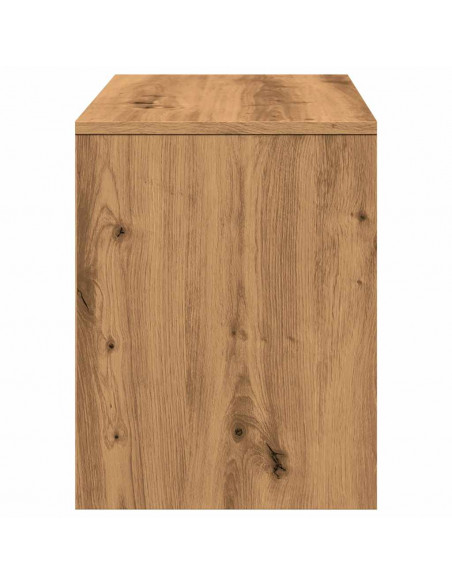 Sgabello da Toeletta Rovere Artigianale 70x35x45 cm Truciolato
