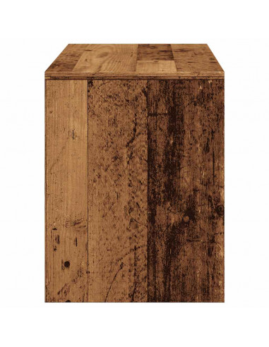 Sgabello da Toeletta Legno Vecchio 70x35x45cm Legno Multistrato